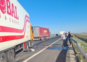 Accident pe autostrada A1 pe sensul de mers Lugoj – Timișoara