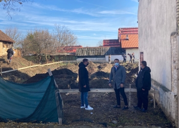 S-a turnat fundația la grădinița din Cărpiniș