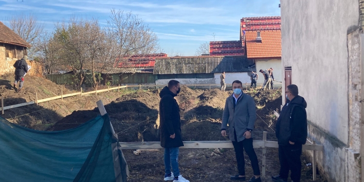 S-a turnat fundația la grădinița din Cărpiniș