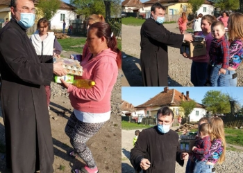 Cămări mai pline, în pragul sărbătorilor de iarnă, pentru 100 de familii din Timiș, datorită Protopopiatului Ortodox Român Timișoara