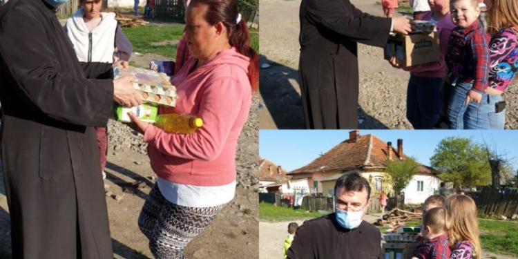 Cămări mai pline, în pragul sărbătorilor de iarnă, pentru 100 de familii din Timiș, datorită Protopopiatului Ortodox Român Timișoara