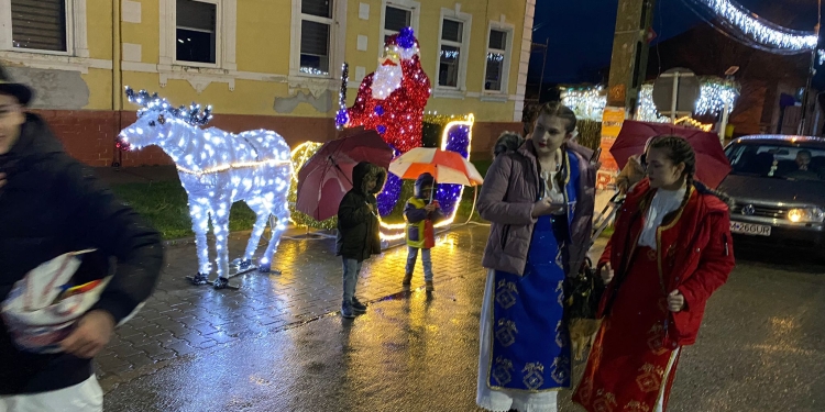 Moș Nicolae a venit pe sanie la toți copiii din Moravița