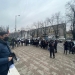 VIDEO Polițiștii din Timiș cer să vină banii, nu să plece! Proteste în  fața Prefecturii Timiș