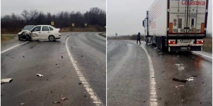 Două accidente produse pe DN 6, în vestul țării, în același loc, la interval de câteva minute