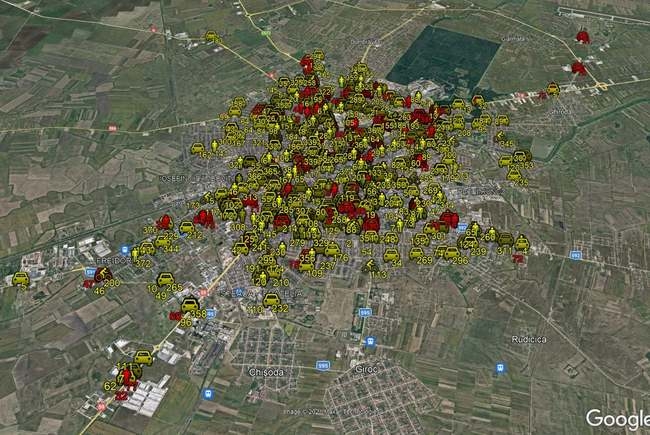 Peste 1.500 de treceri pe roșu pe zi