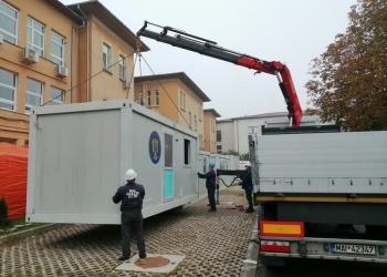 Spitalul orășenesc din Făget, singurul din Timiș cu punct modular de triaj Covid