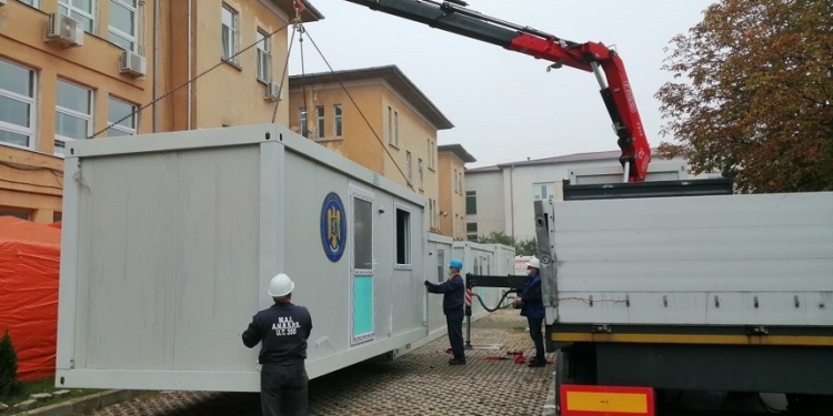 Spitalul orășenesc din Făget, singurul din Timiș cu punct modular de triaj Covid