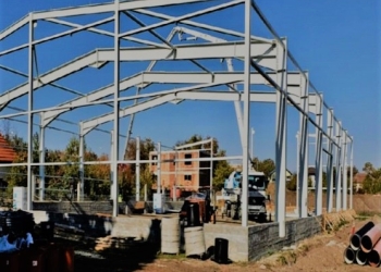 Sala de sport din Sânandrei a prins contur… metalic