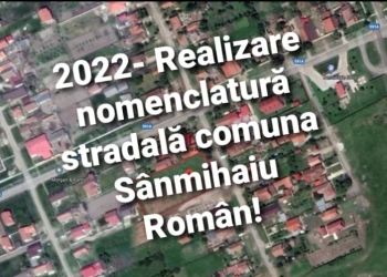 Comuna Sânmihaiu Român se va ”vedea” și mai bine. Străzile primesc nume… ca la carte