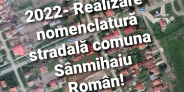 Comuna Sânmihaiu Român se va ”vedea” și mai bine. Străzile primesc nume… ca la carte