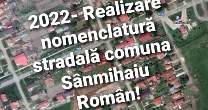 Comuna Sânmihaiu Român se va ”vedea” și mai bine. Străzile primesc nume… ca la carte