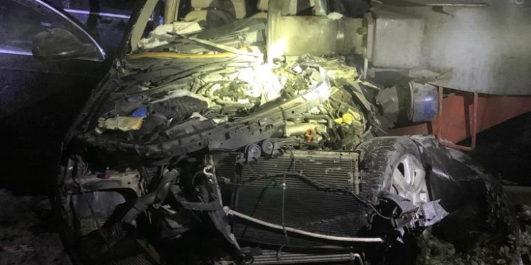 Curat ghinion! A fugit de poliție și a fost lovit de tren