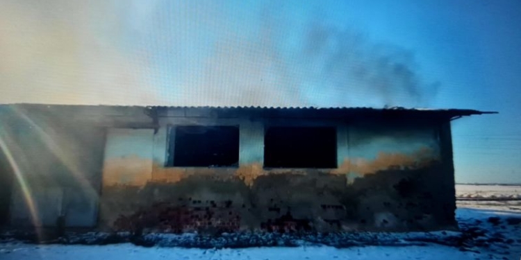 VIDEO Incendiu la o hală din Timiș. Fumul degajat a fost vizibil la zeci de metri depărtare