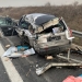 FOTO. Accident pe autostrada Vestului. Trei oameni au fost răniți
