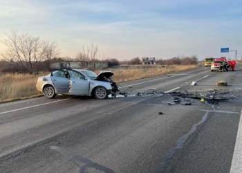 Cinci copii au ajuns la spital, după un accident pe Centura Timișoarei