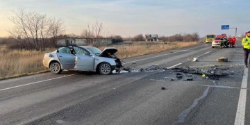 Cinci copii au ajuns la spital, după un accident pe Centura Timișoarei