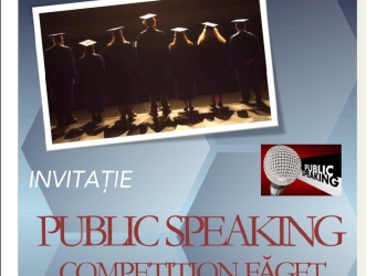 Concurs pentru elevii din Făget ca în filmele americane! Invitație la „Public Speaking Competition”