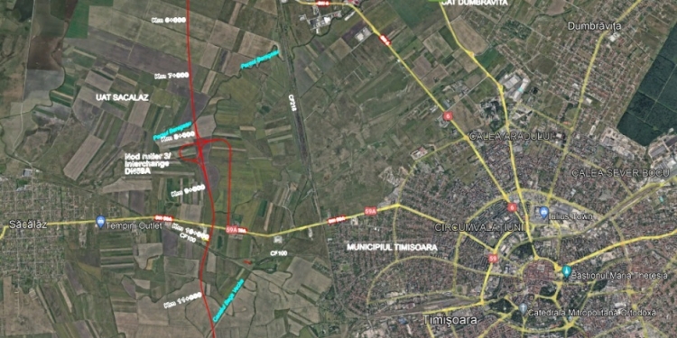 „Înghesuială” pe Centura de Vest! Primăria Timișoara cere să îi fie transferat proiectul