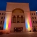 Teatrul Național din Timișoara a iluminat Palatul Culturii în culorile drapelului