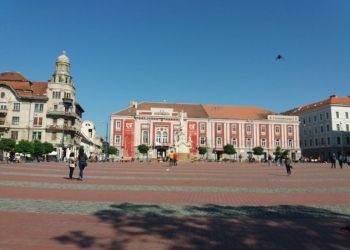 Piața Libertății din Timișoara înverzește