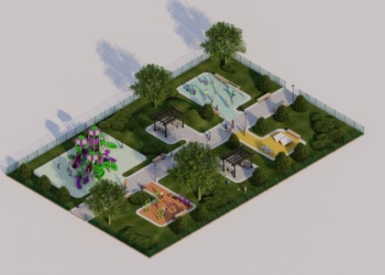 FOTO Primăria Moravița construiește parcuri noi în comună