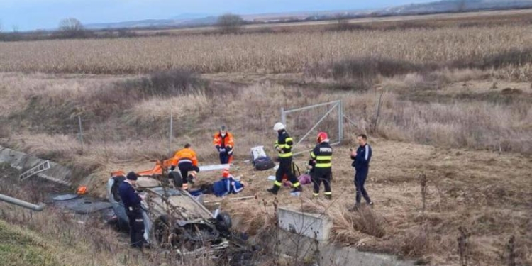 ￼Accident pe autostrada A1 Timișoara – Lugoj. Două persoane au ajuns la spital