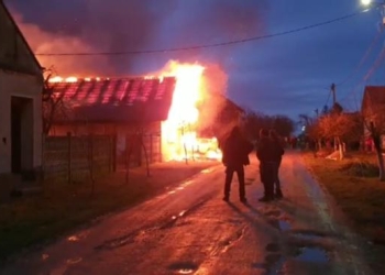 O familie din Timiș a rămas fără agoniseala de o viață! Un incendiu i-a lăsat în stradă