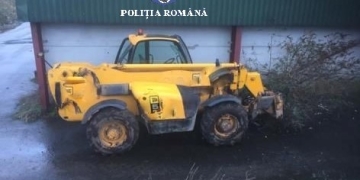 Utilaj de valoarea unei garsoniere, furat din Marea Britanie și găsit în Timiș