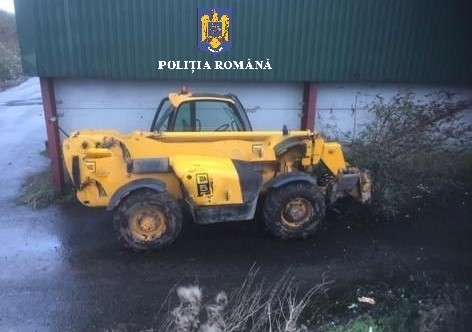 Utilaj de valoarea unei garsoniere, furat din Marea Britanie și găsit în Timiș