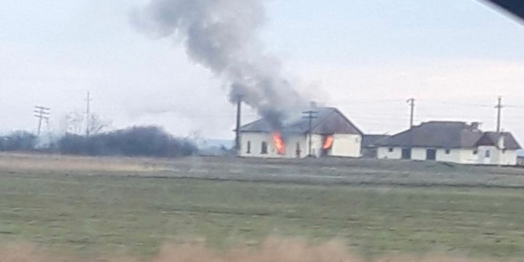 O bătrânică de 85 de ani și-a găsit sfârșitul într-un incendiu, în județul Arad