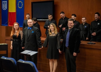 Corul bărbătesc „Academica” al UAV, în concert