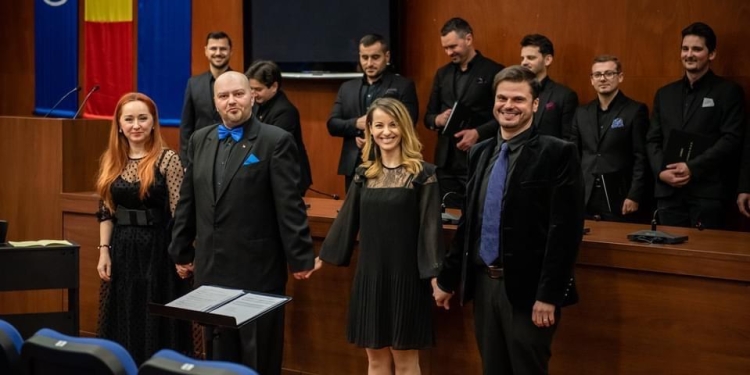 Corul bărbătesc „Academica” al UAV, în concert