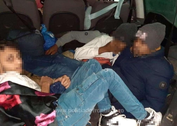 Patru într-un portbagaj! Migranți ascunși sub pilotă, descoperiți de polițiștii de frontieră din vestul țării