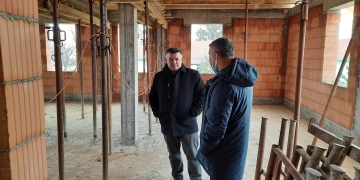 Stadiul lucrărilor din comuna Sânmihaiu Român. Mărcuți, în inspecție