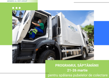 Pubelele negre la spălat! Nouă localități din Timiș programate de RETIM
