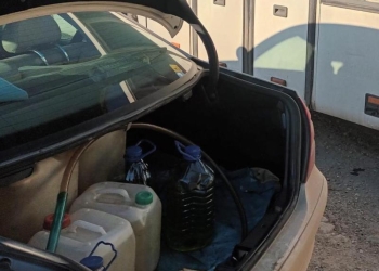 Un bărbat a fost reținut pentru furt de motorină