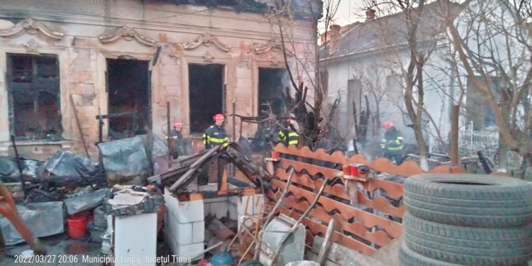 Un bărbat a murit ars într-un incendiu petrecut la Lugoj