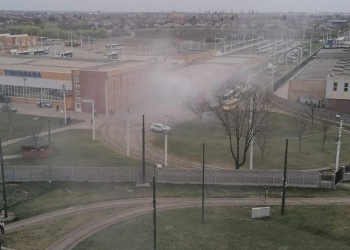 Un tramvai turcesc Bozankaya a luat foc