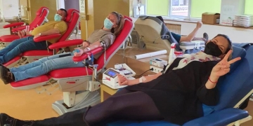 De 8 martie, angajatele Direcției de Sănătate Publică Timiș au donat sânge