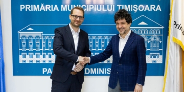 Schimb de bune practici între primarii Timișoarei și Bucureștiului, Dominic Fritz și Nicușor Dan