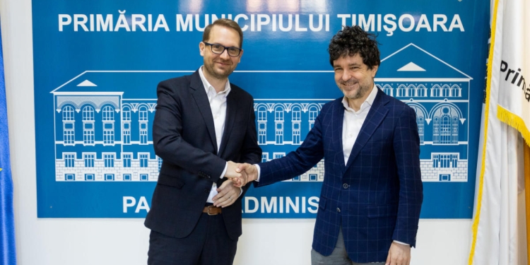 Schimb de bune practici între primarii Timișoarei și Bucureștiului, Dominic Fritz și Nicușor Dan