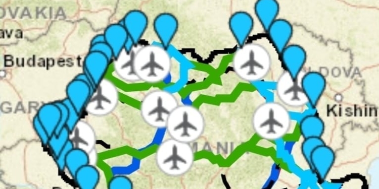 Ministerul Transporturilor pune la dispoziția ucrainenilor o aplicație prin care sunt prezentate coridoare de tranzit
