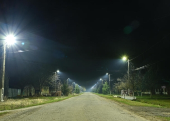 Comuna Moravița iluminată toată cu LED