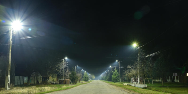 Comuna Moravița iluminată toată cu LED