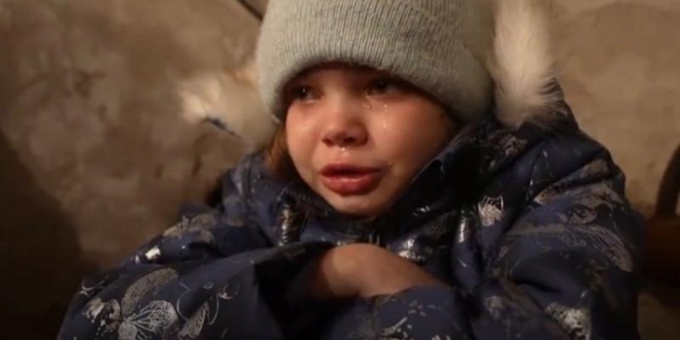 Mame și copii ucraineni adăpostiți într-o clinică din vestul țării