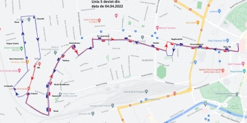 Șantierele din Timișoara modifică circulația mijloacelor de transport. Tot ce trebuie să știi