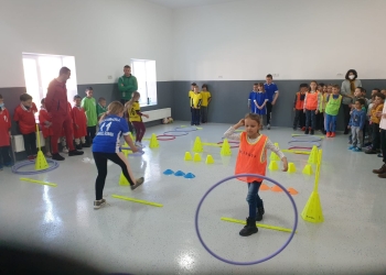 Sala de sport nouă pentru elevii școlii din Sânmihaiu German