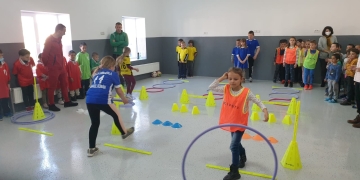 Sala de sport nouă pentru elevii școlii din Sânmihaiu German