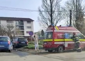 VIDEO Accident în Giroc! O persoană a fost rănită!