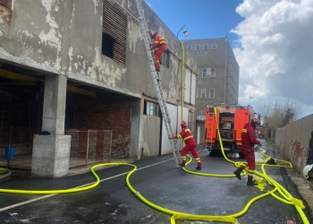 Incendiu de proporții la o fabrică din Arad